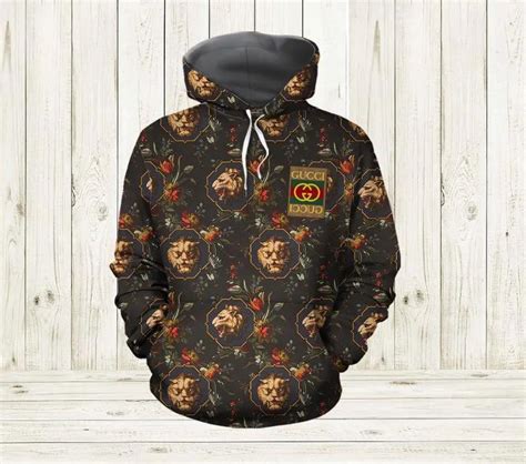 gucci lion|gucci lion hoodie.